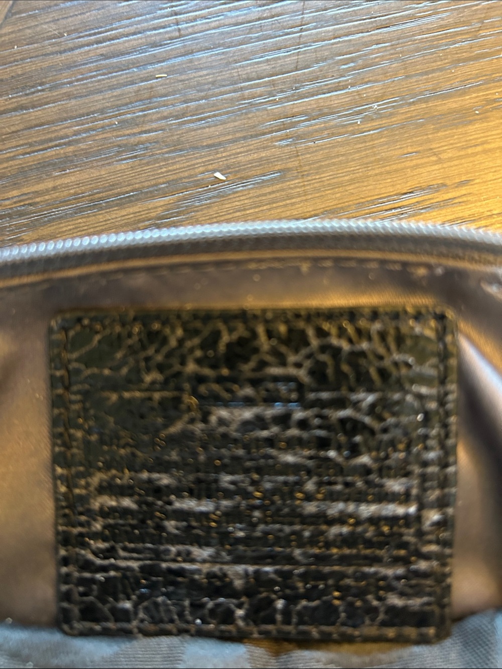 Coach Black Signature Sateen Crossbody w Stud Accents EXCELLENT CONDITION 12x10 - Picture 7 of 11